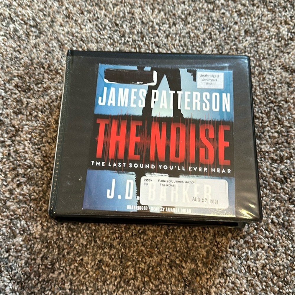 James Patterson “The Noise” book on 10 CD’s